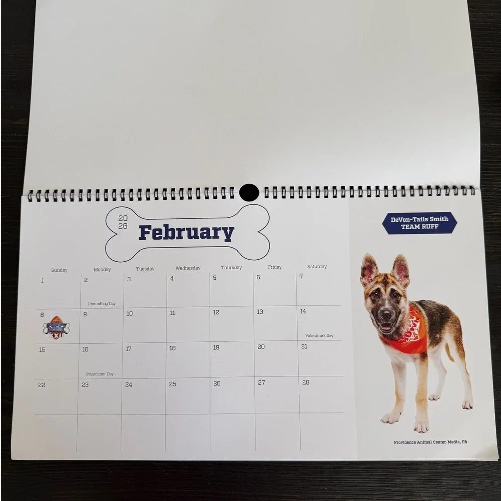 Puppy Bowl XXII Calendar